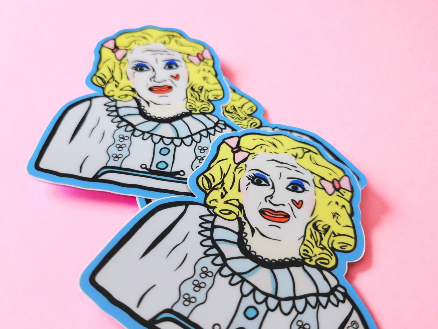 Baby Jane Hudson Horror Movie Vinyl Sticker