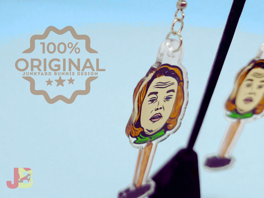 Annie Wilkes Acrylic Earrings