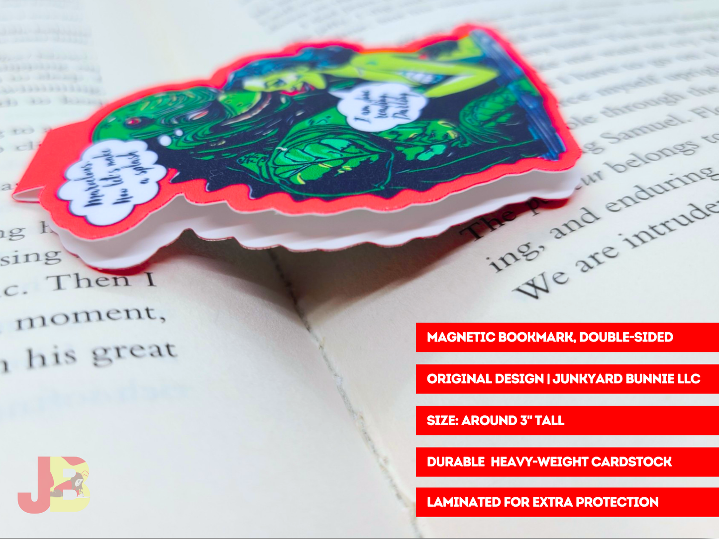 The Creature and His Beauty Magnetic Bookmark