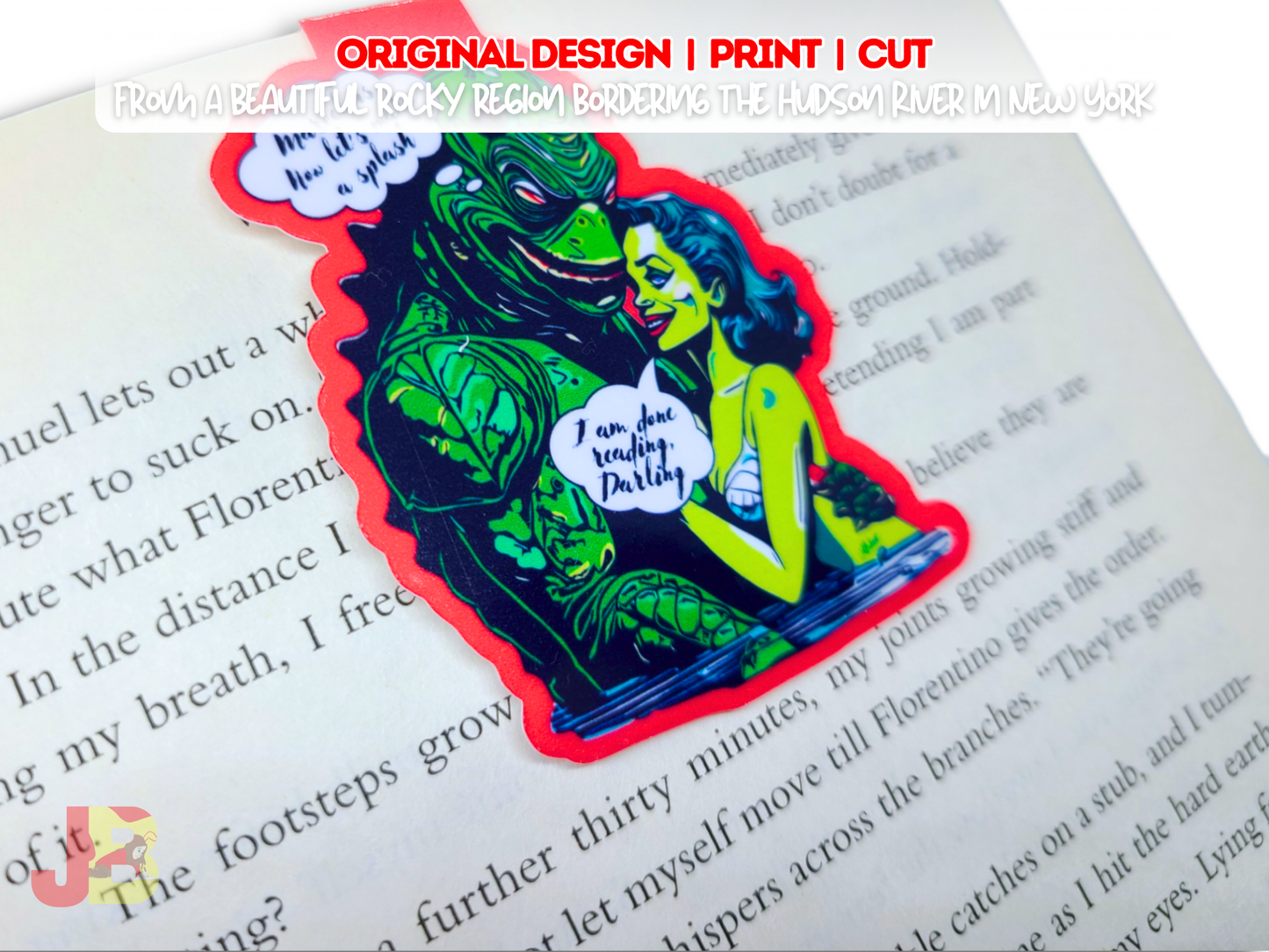 The Creature and His Beauty Magnetic Bookmark