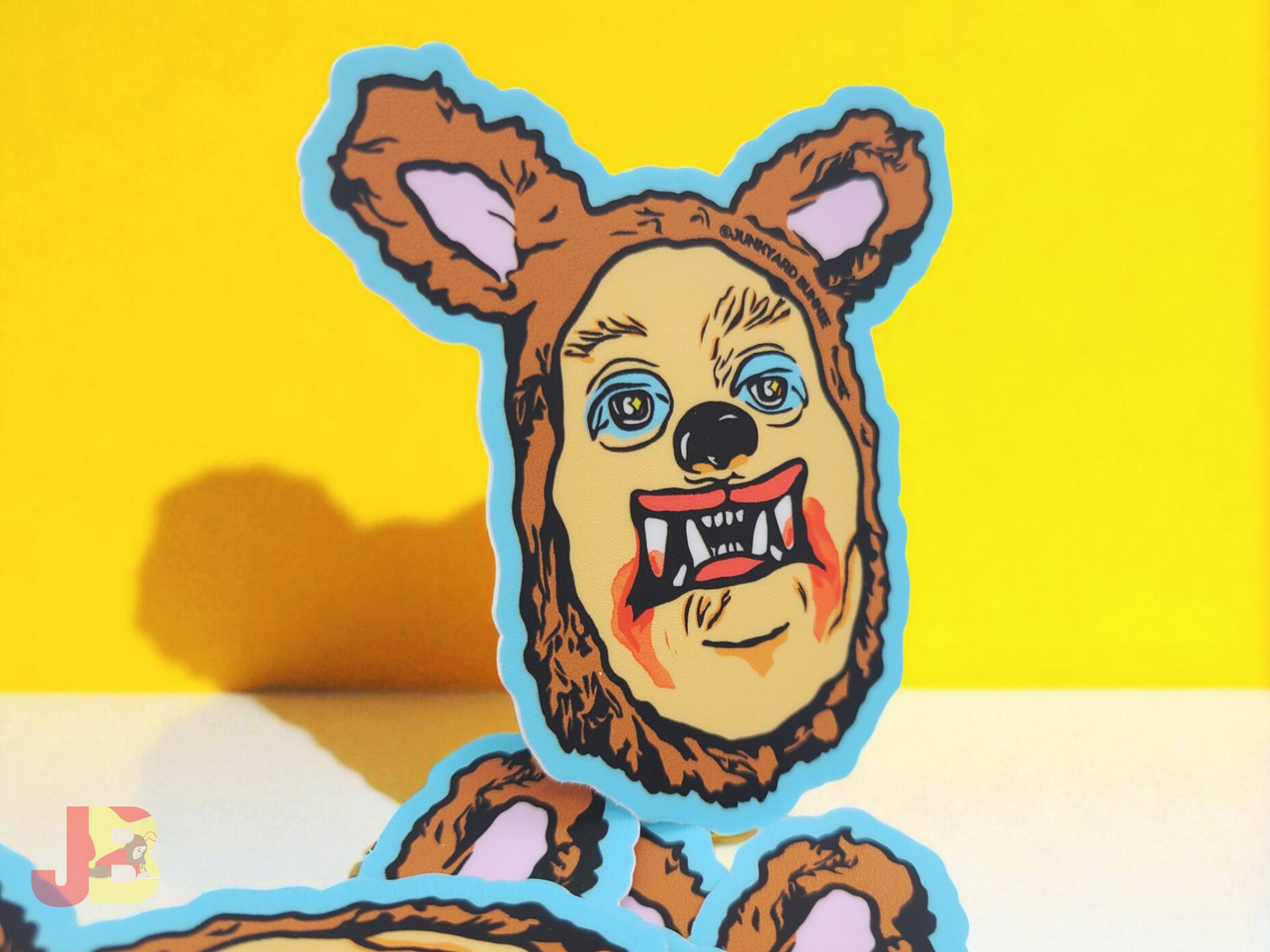 Haunted Hotel Bear Vinyl Sticker