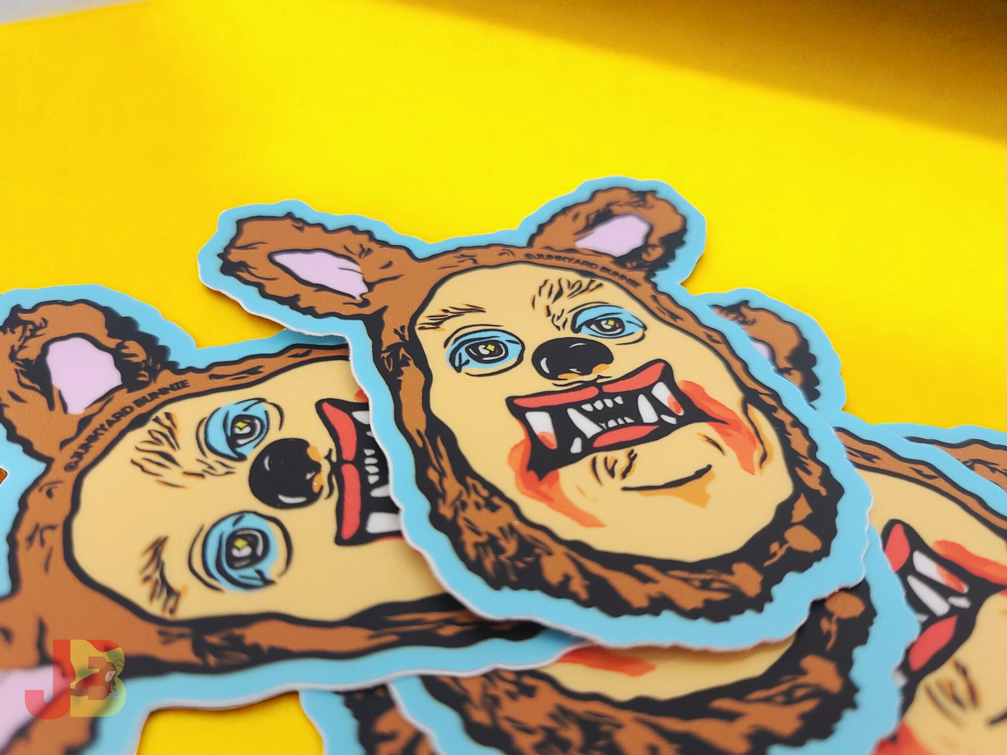 Haunted Hotel Bear Vinyl Sticker