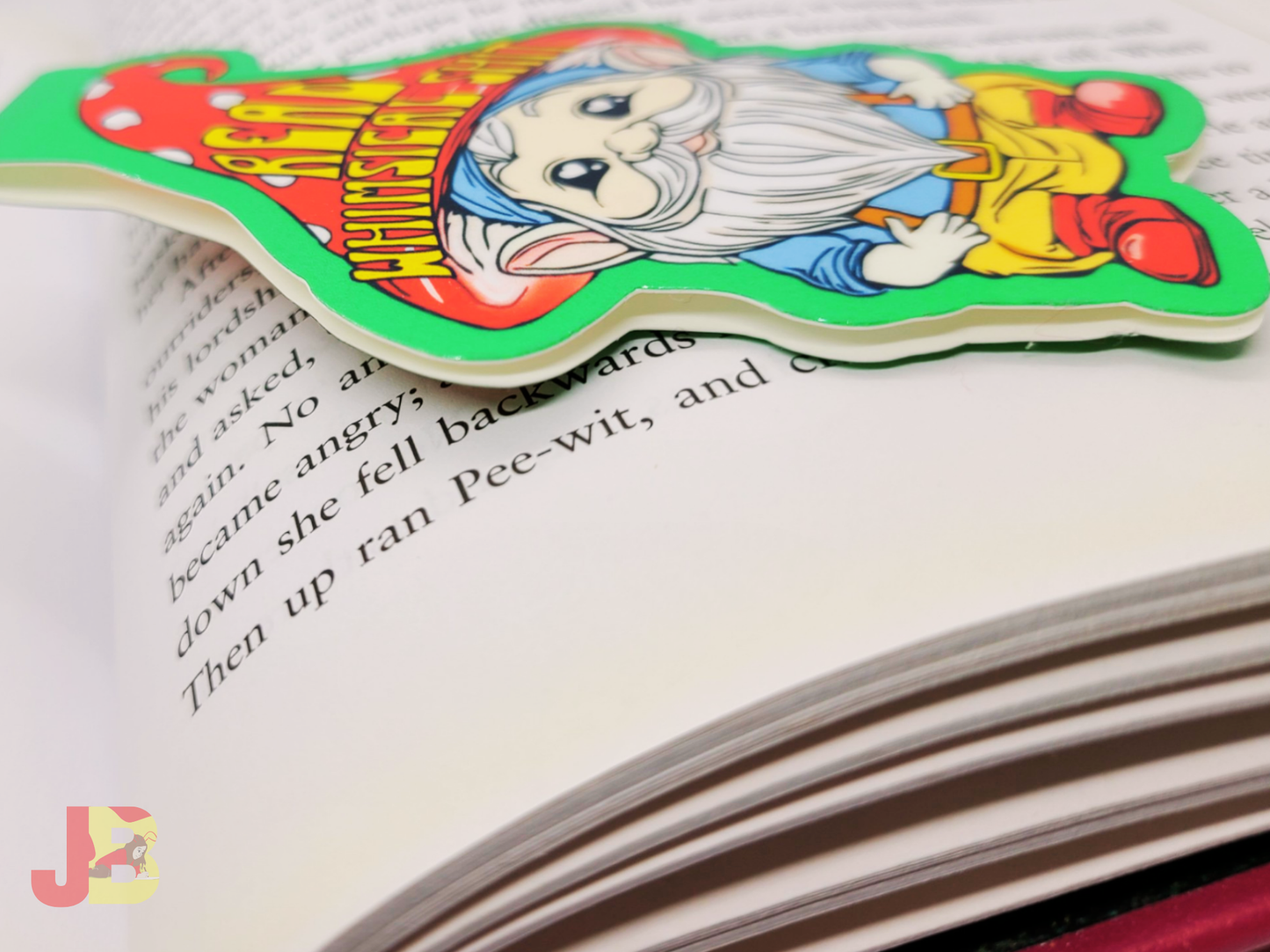Whimsical Garden Gnome Magnetic Bookmark
