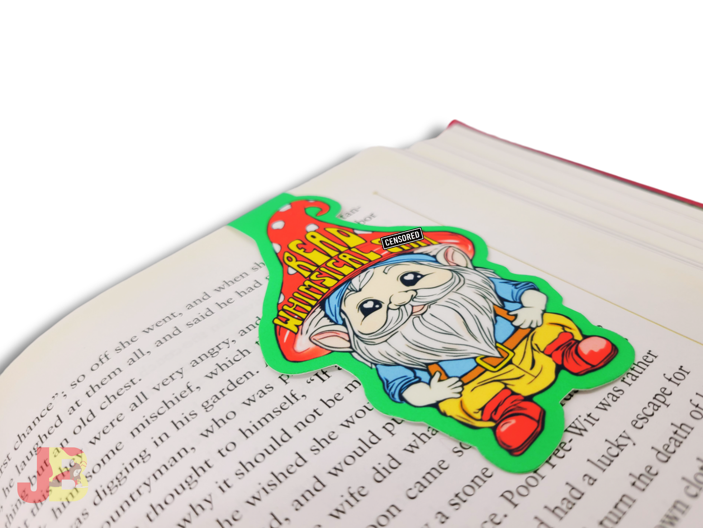 Whimsical Garden Gnome Magnetic Bookmark
