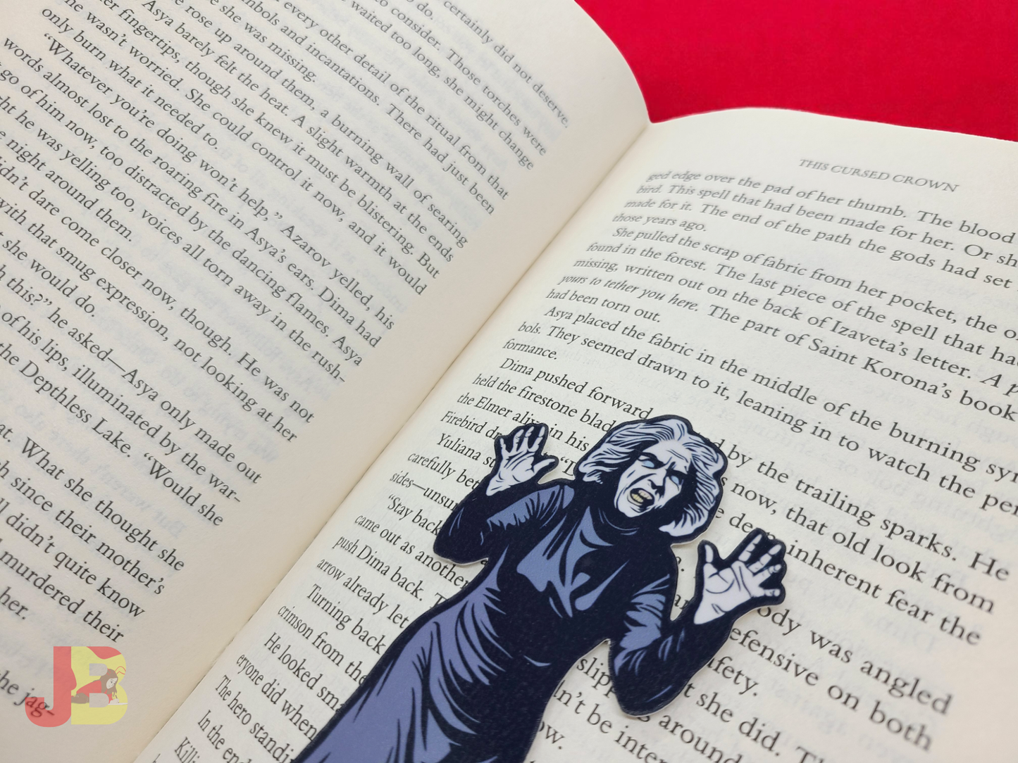 House on Haunted Hill Old Lady Magnetic Bookmark