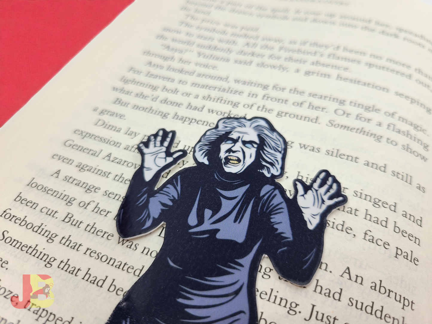 House on Haunted Hill Old Lady Magnetic Bookmark