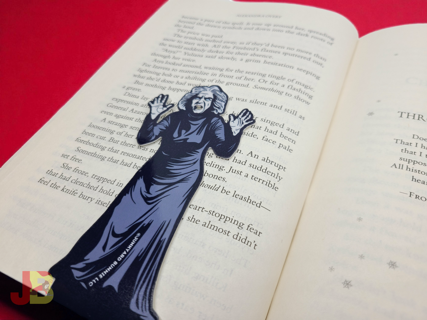 House on Haunted Hill Old Lady Magnetic Bookmark