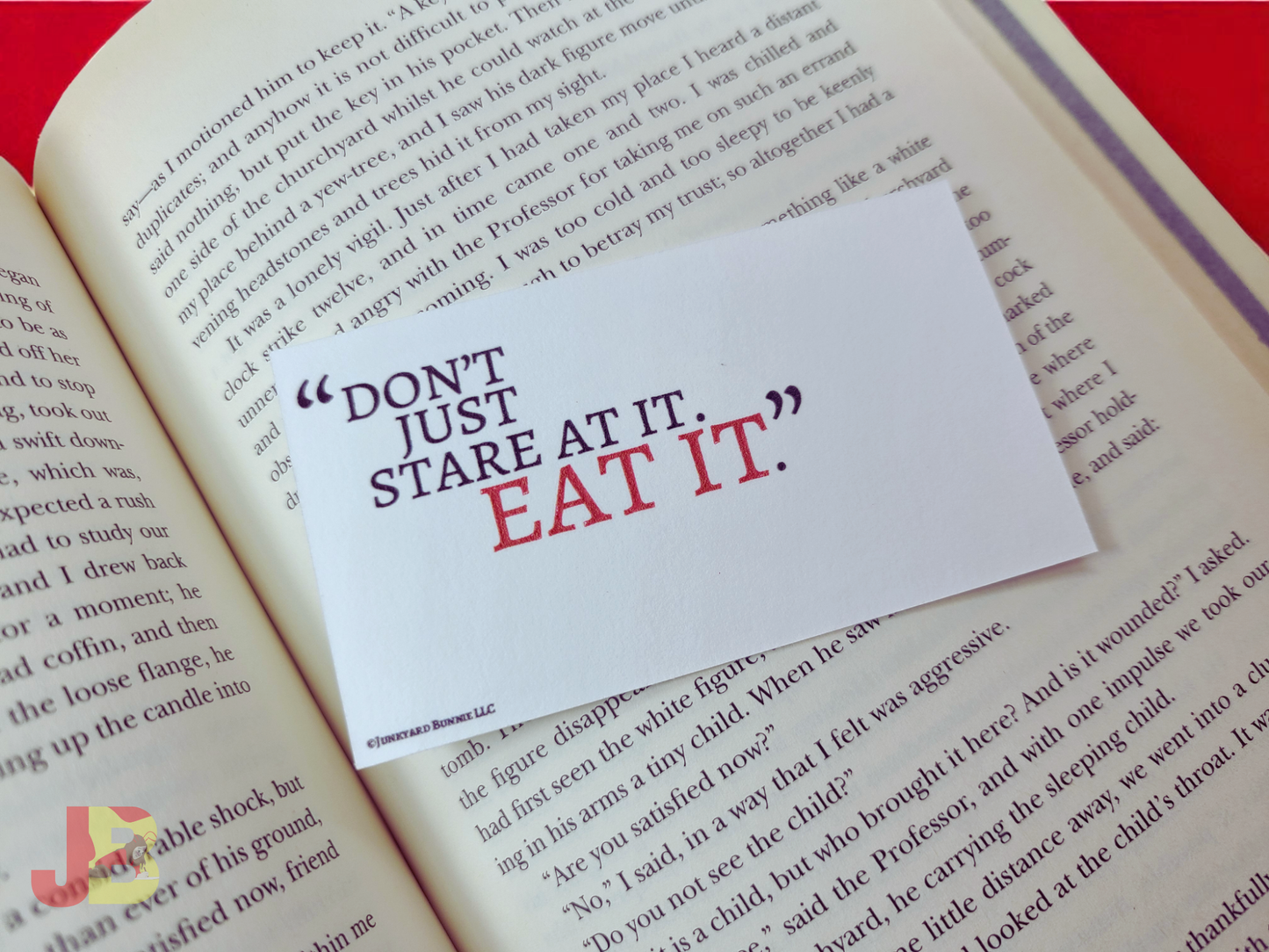 Patrick Bateman's Business Card Bookmark