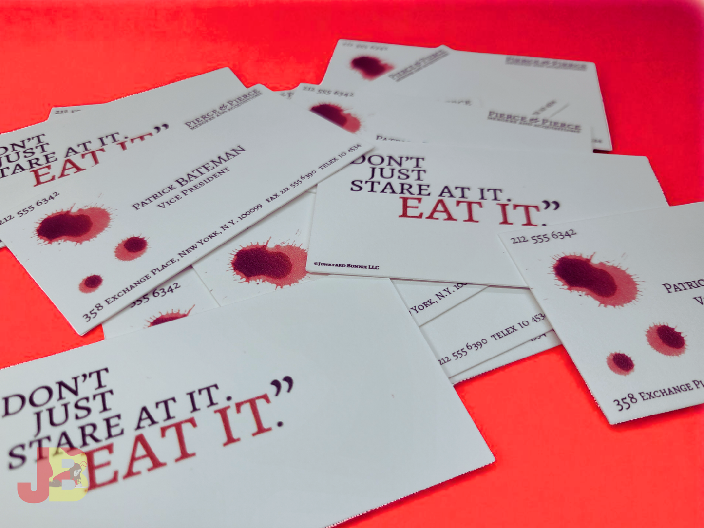 Patrick Bateman's Business Card Bookmark