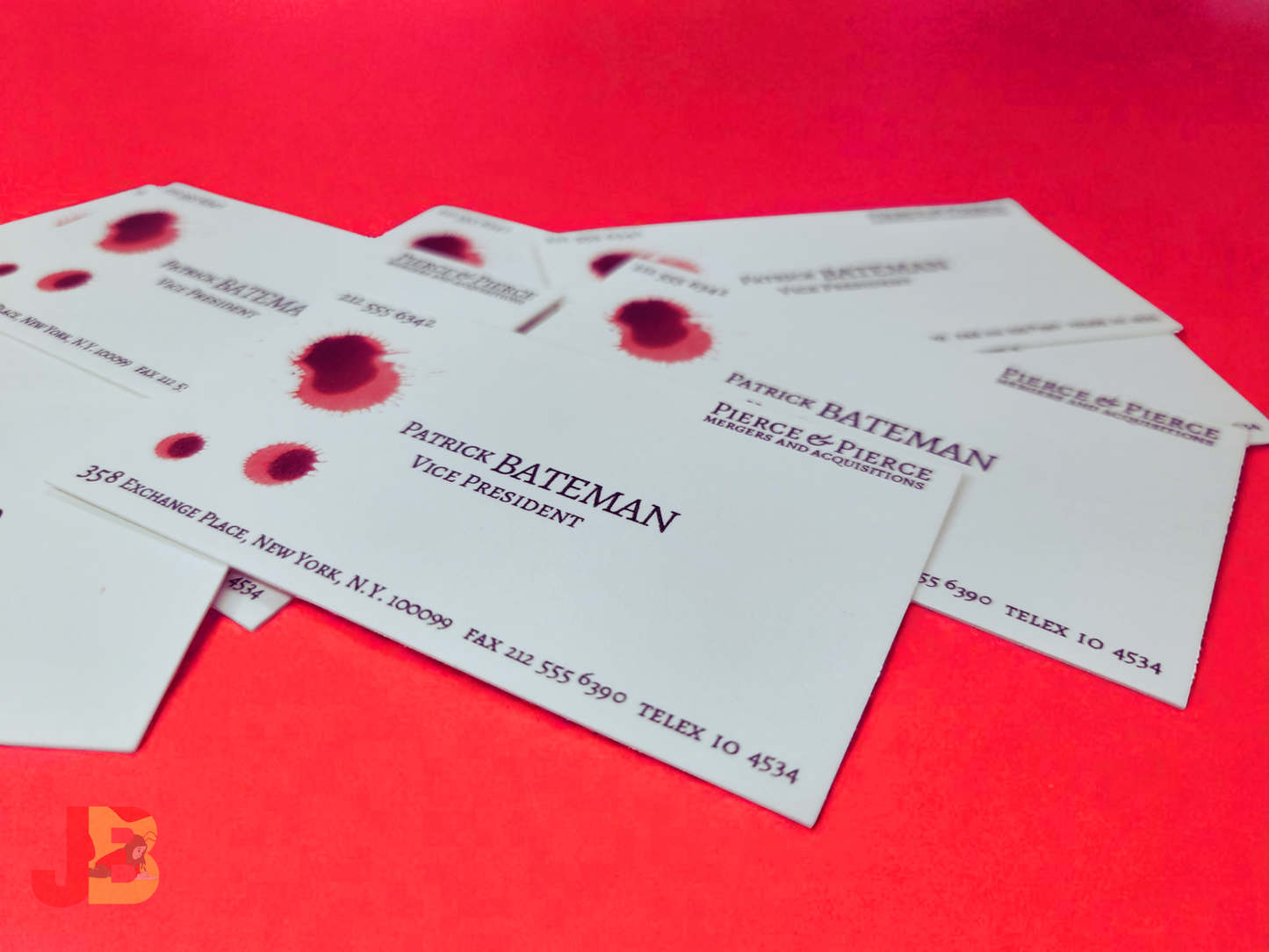 Patrick Bateman's Business Card Bookmark