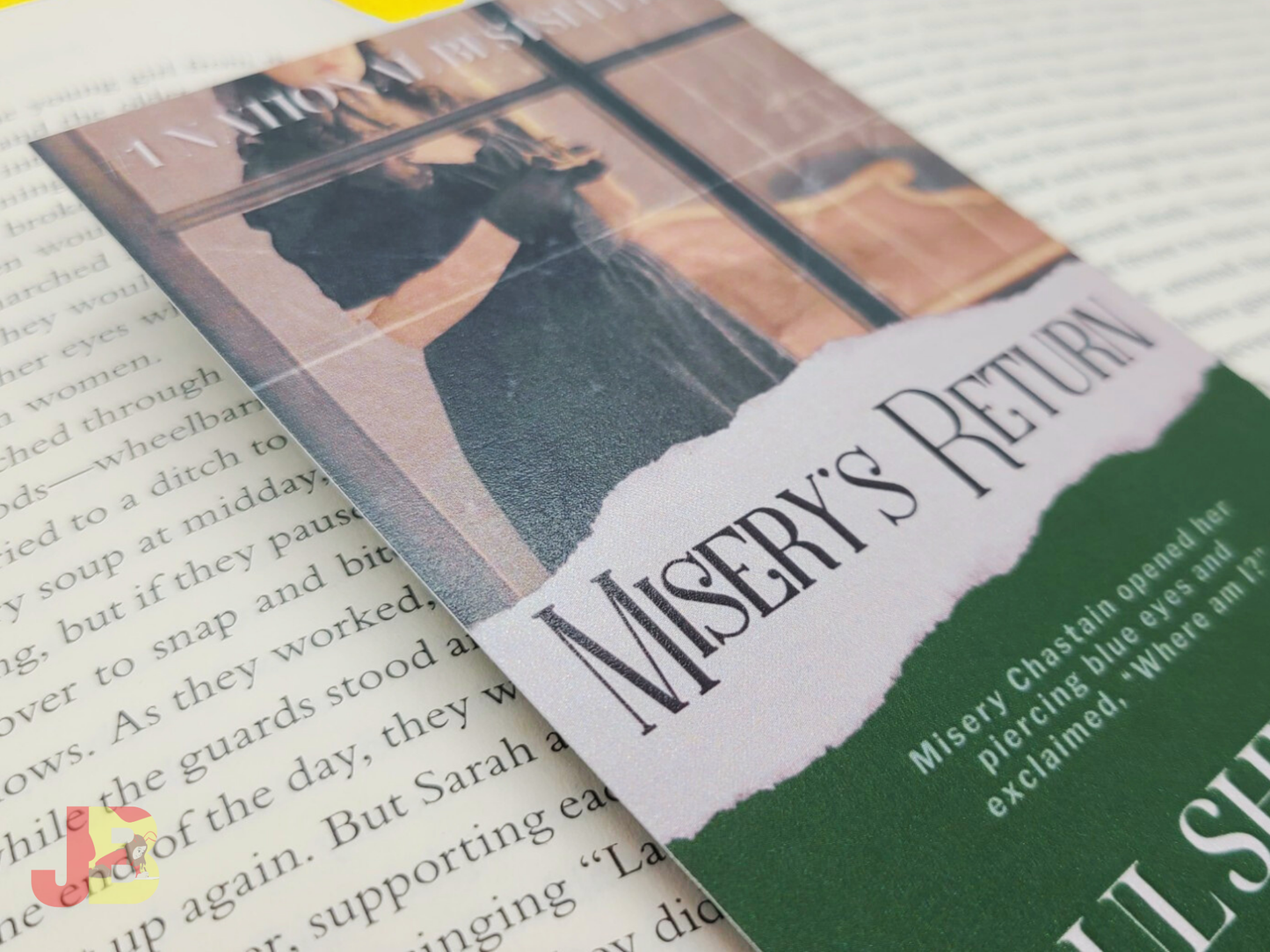 Misery's Return Novel Bookmark