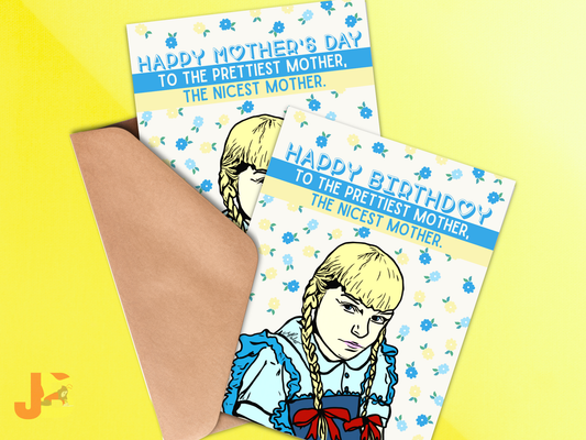 Bad Rhoda Greeting Card