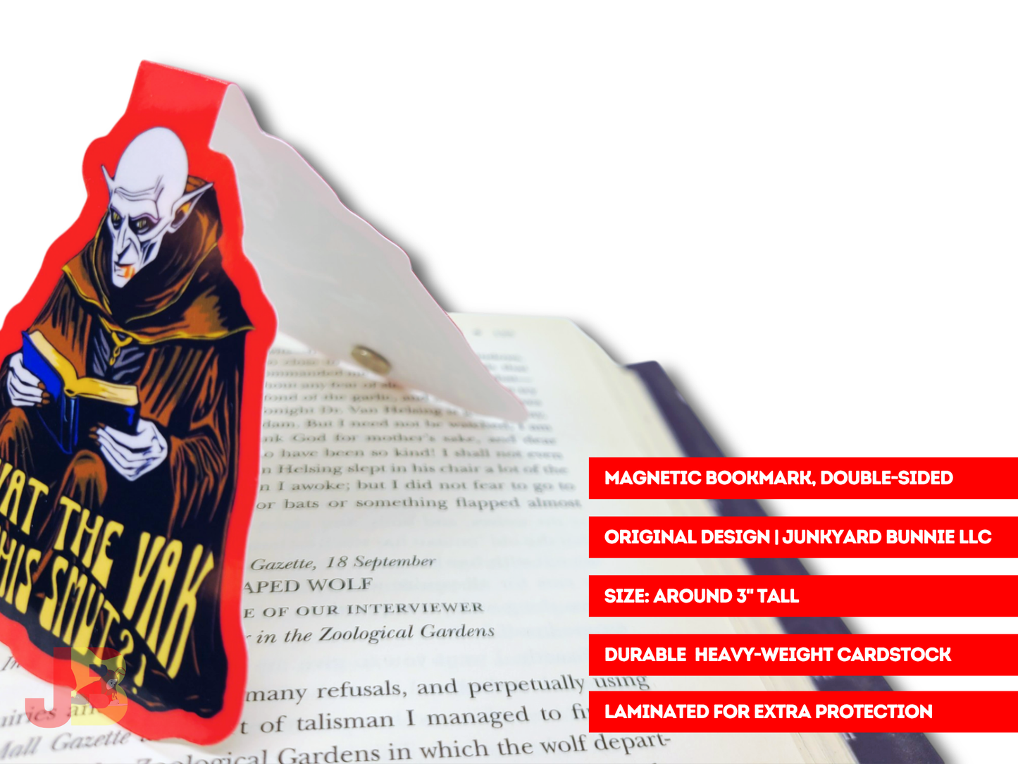 Nosferatu Gothic Horror Magnetic Bookmark