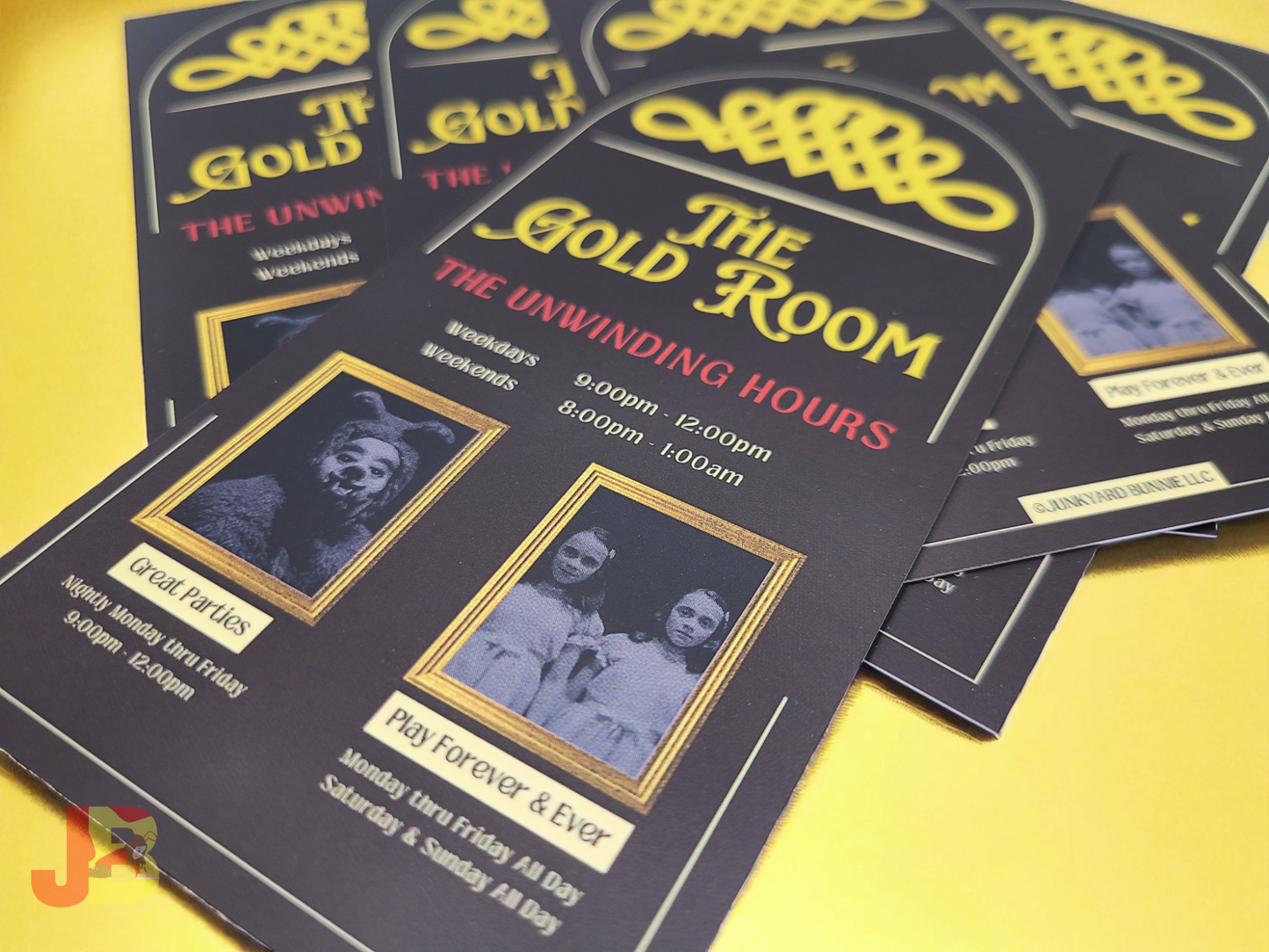 The Gold Room Sign Bookmark