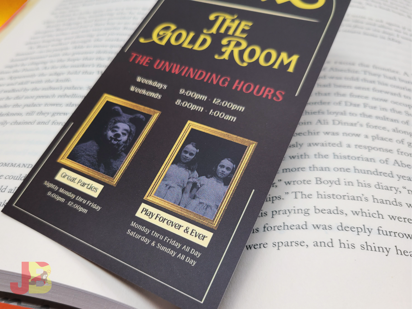 The Gold Room Sign Bookmark