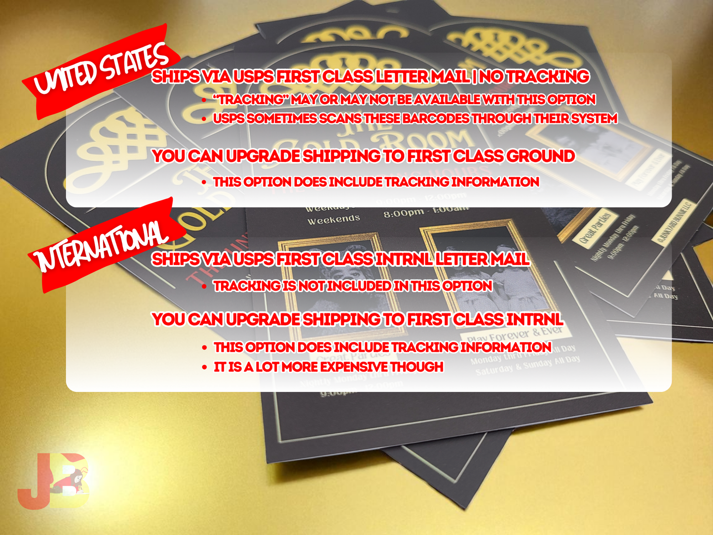 The Gold Room Sign Bookmark