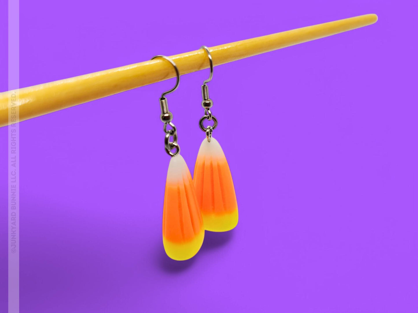Halloween Candy Corn Earrings