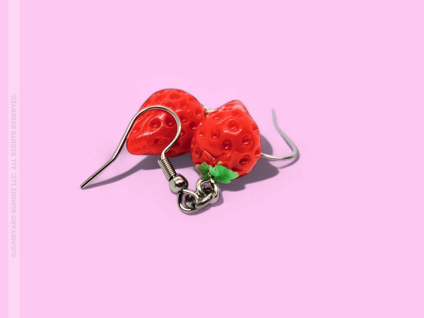 Miniature Strawberry Earrings