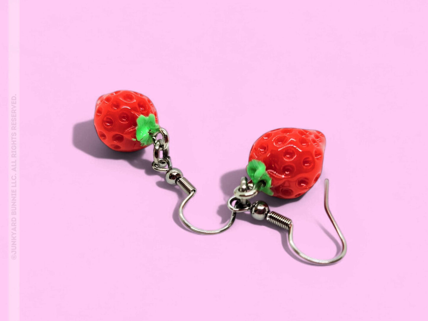 Miniature Strawberry Earrings
