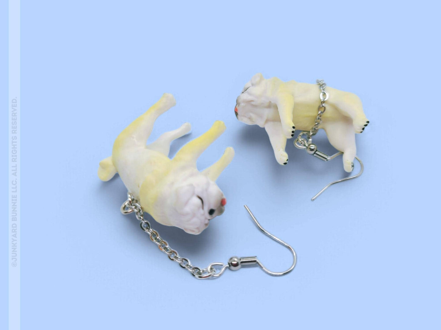 Cute Miniature Pug Earrings