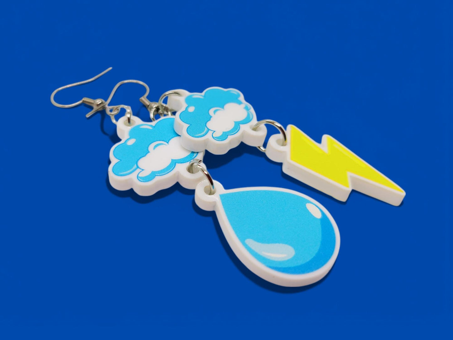 Stormy Weather Acrylic Earrings