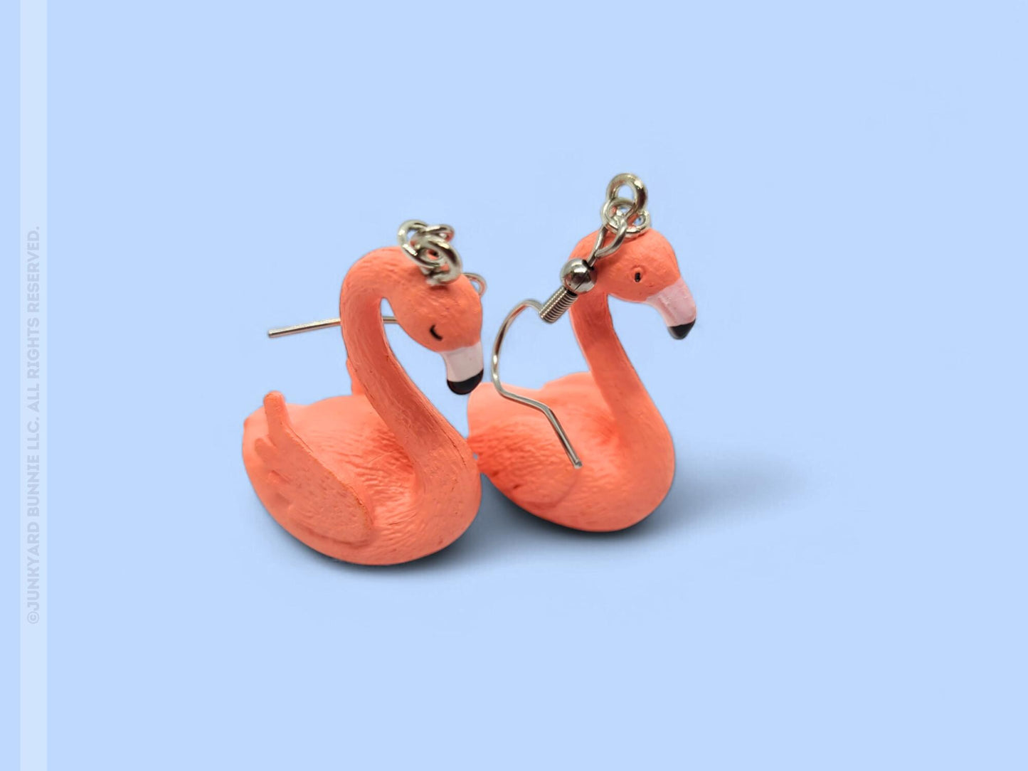 Pink Flamingo Dangle Earrings