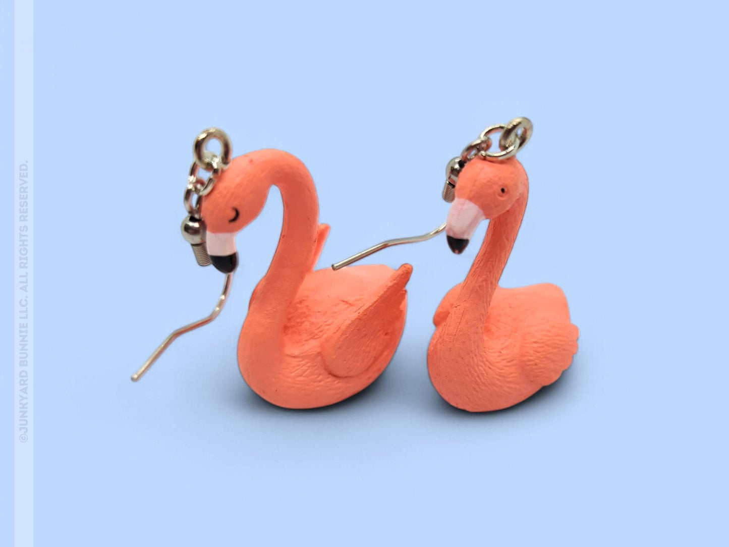 Pink Flamingo Dangle Earrings