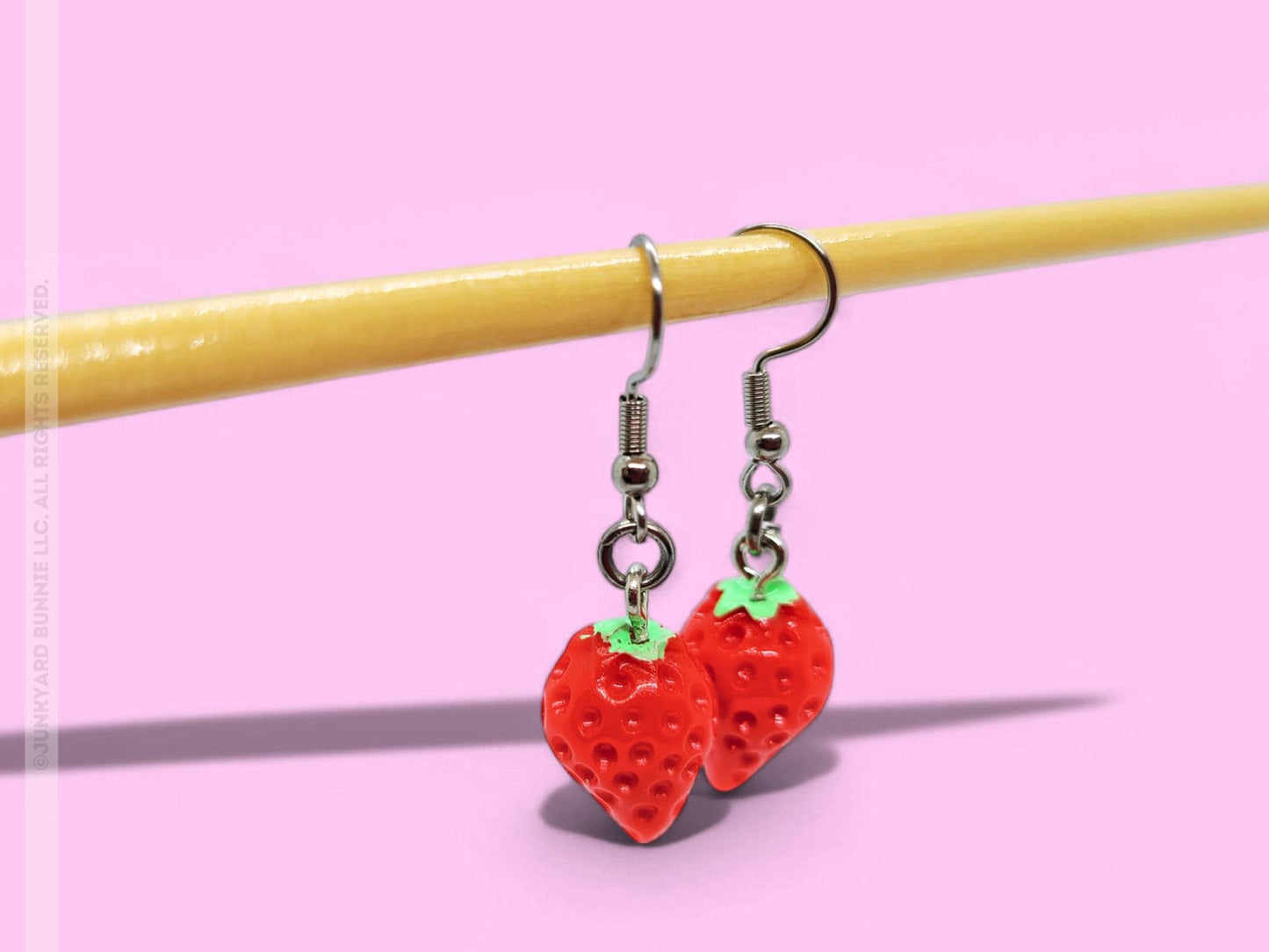 Miniature Strawberry Earrings