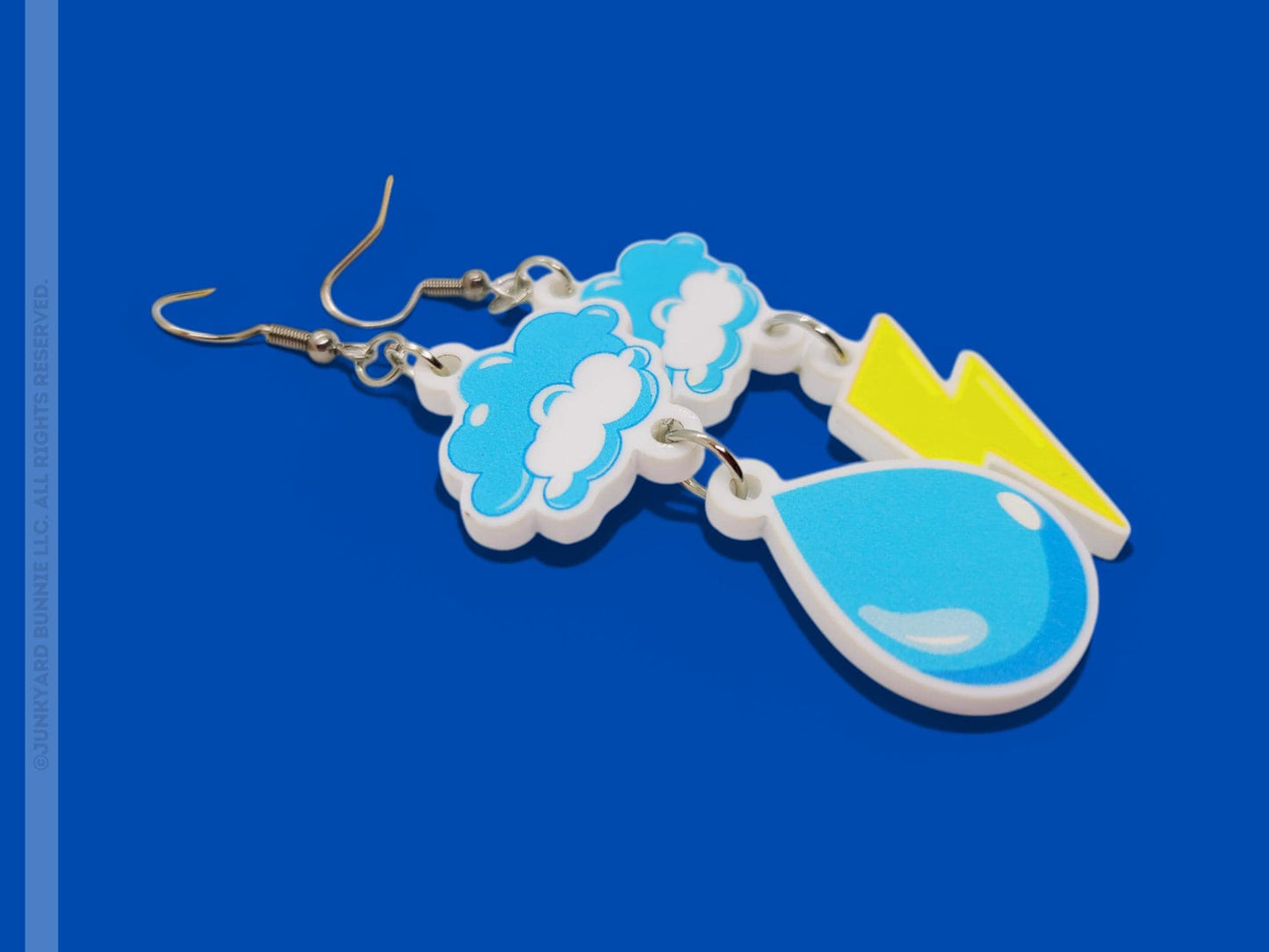 Stormy Weather Acrylic Earrings