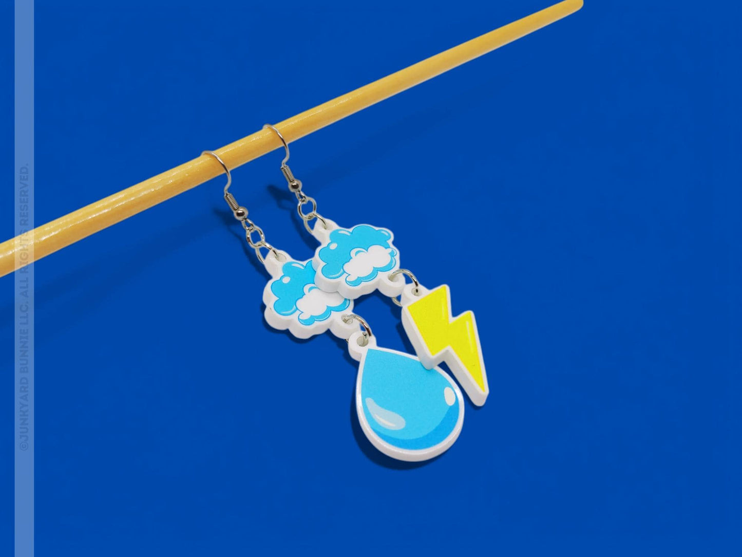 Stormy Weather Acrylic Earrings