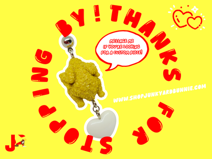 Fried Chicken & Fries Earrings