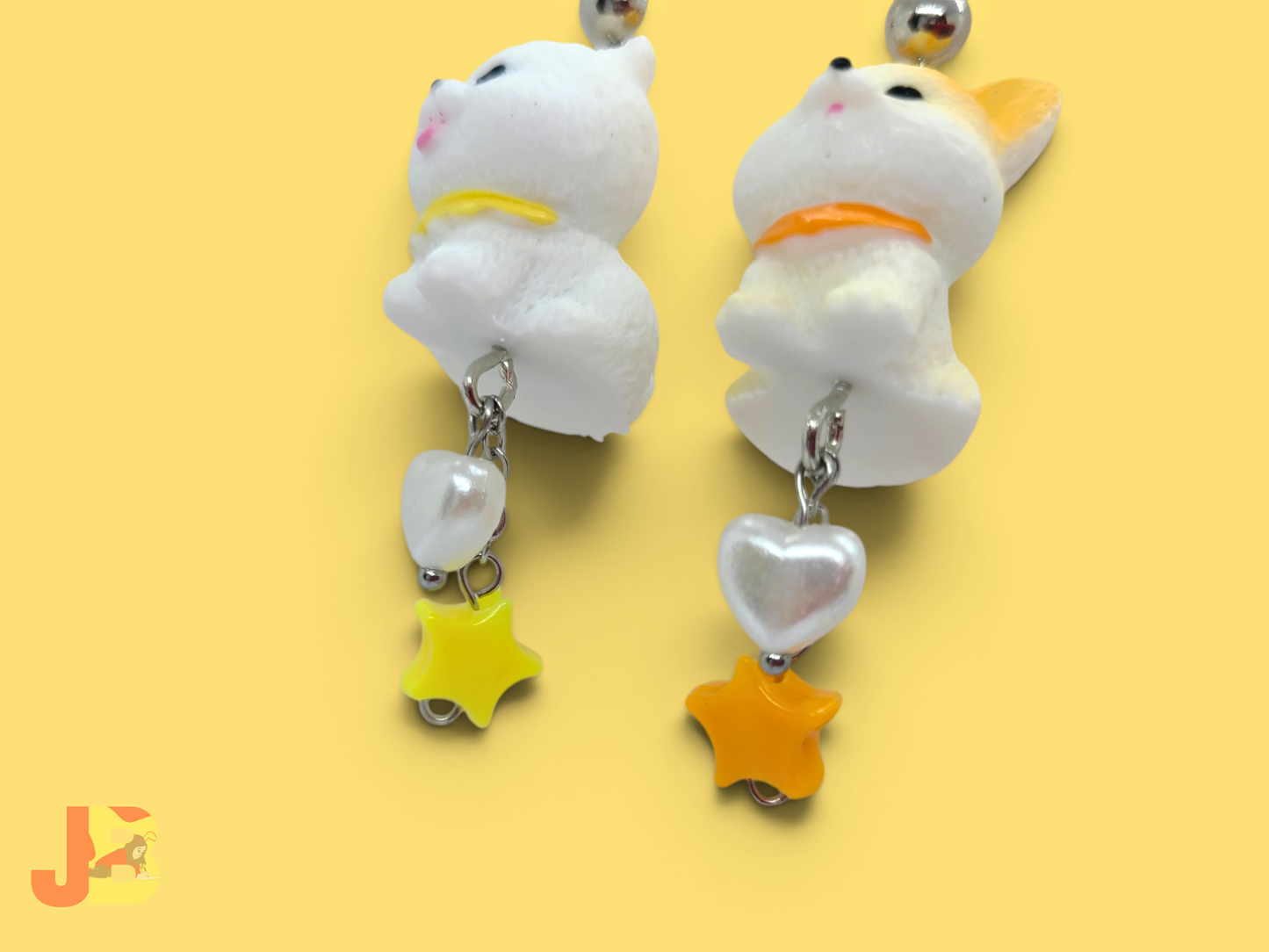 Mismatched Miniature Dog Earrings
