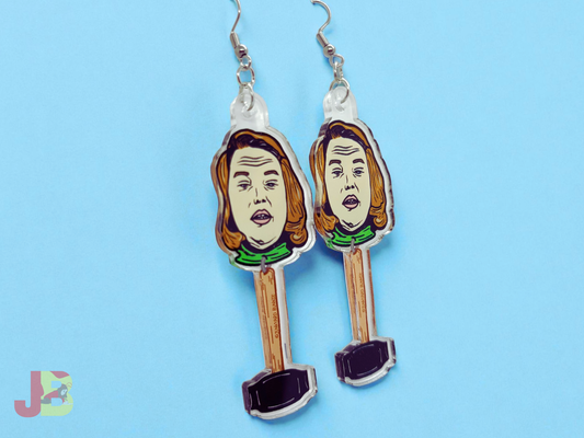 Annie Wilkes Acrylic Earrings