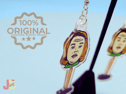 Annie Wilkes Acrylic Earrings