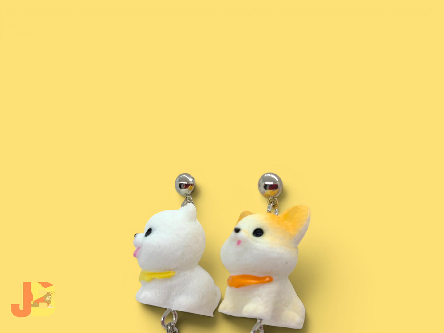 Mismatched Miniature Dog Earrings