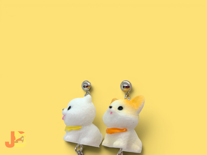 Mismatched Miniature Dog Earrings