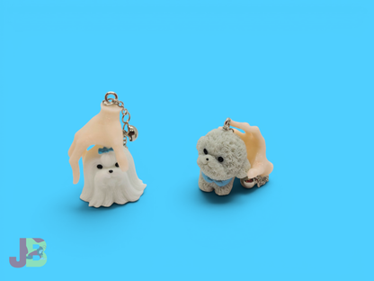Dog Grabber Novelty Earrings