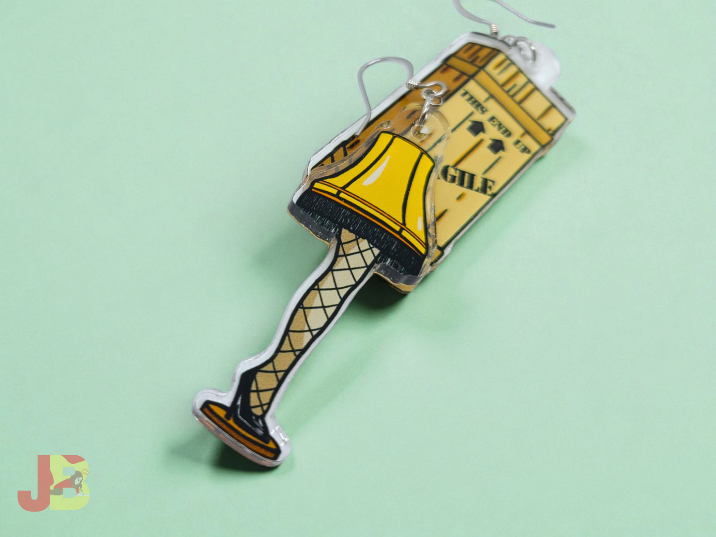 Leg Lamp Acrylic Earrings