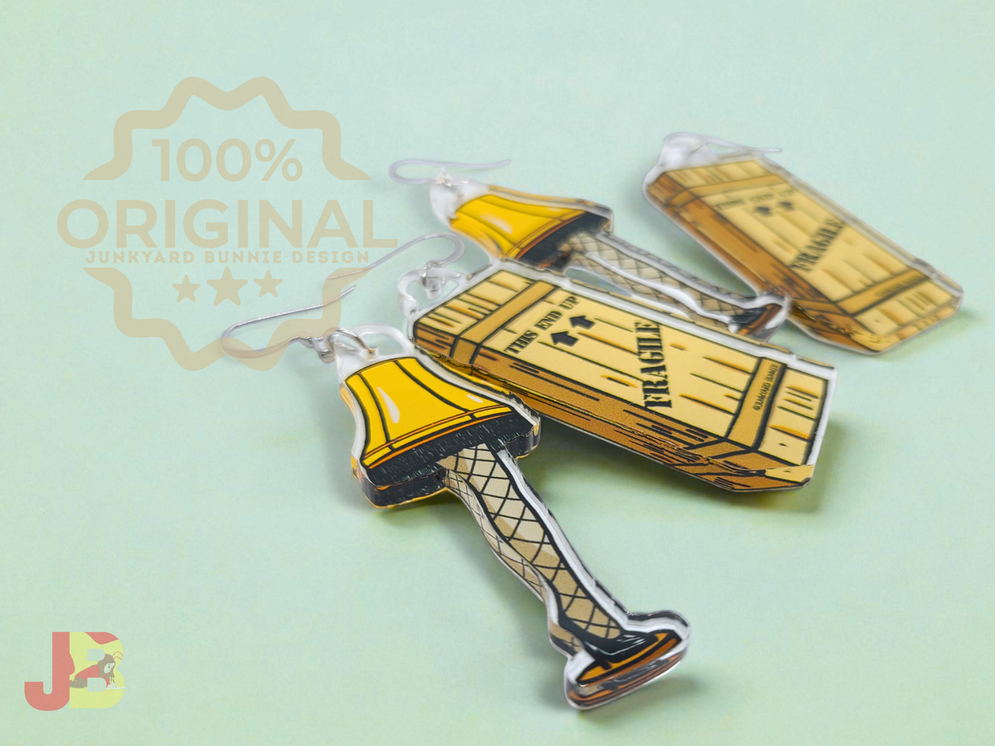 Leg Lamp Acrylic Earrings