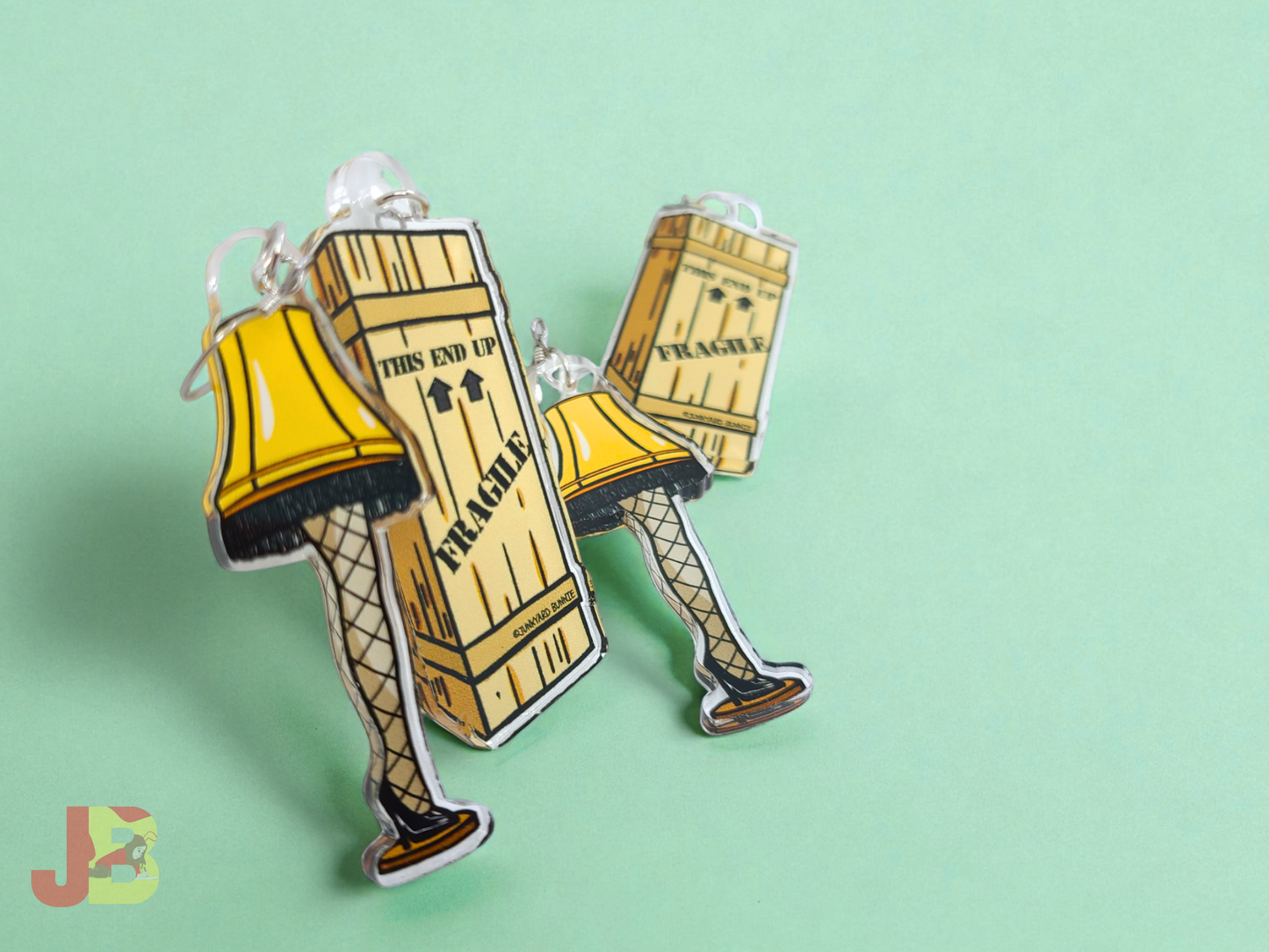 Leg Lamp Acrylic Earrings