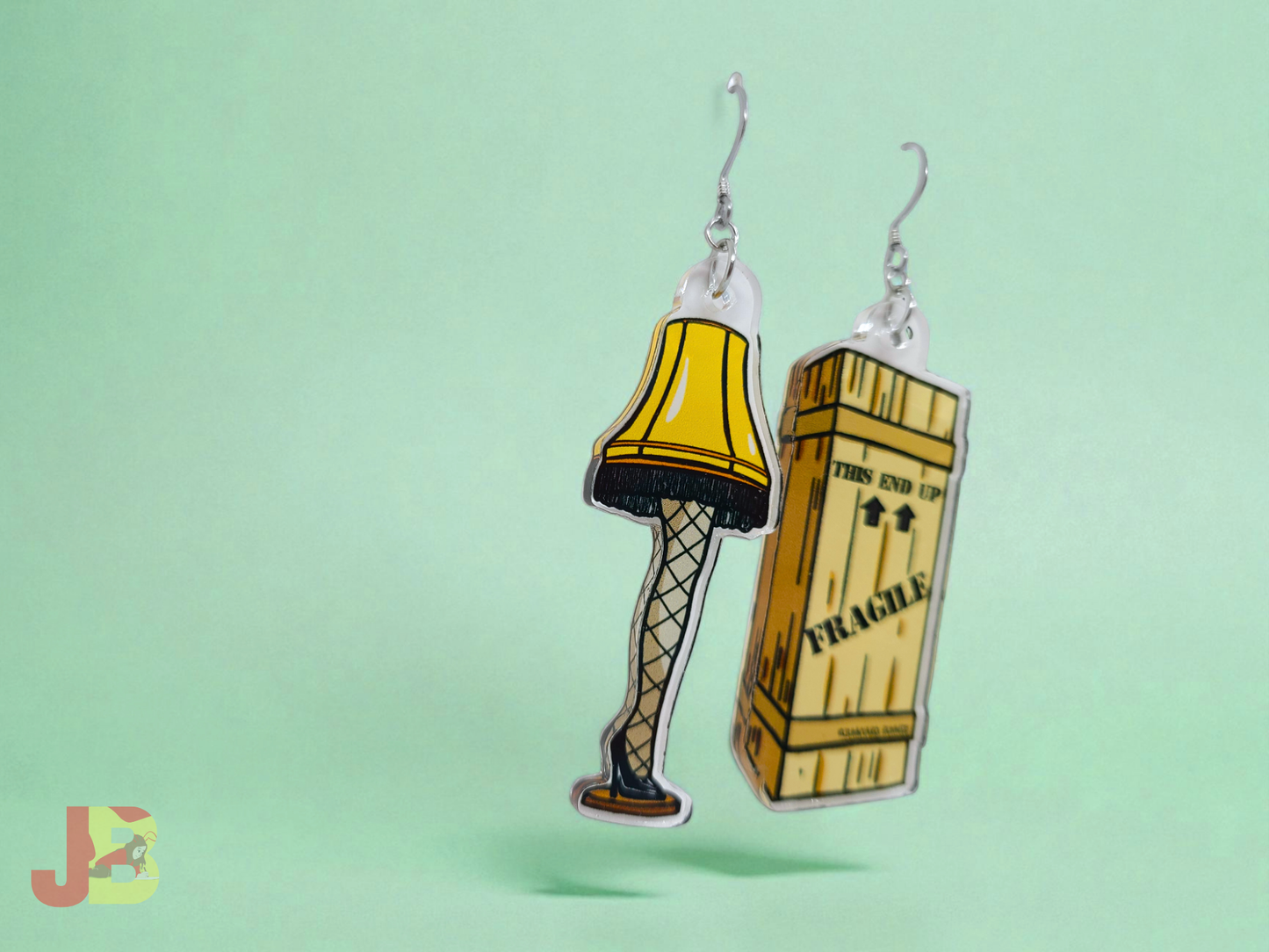 Leg Lamp Acrylic Earrings