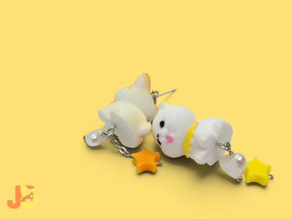 Mismatched Miniature Dog Earrings