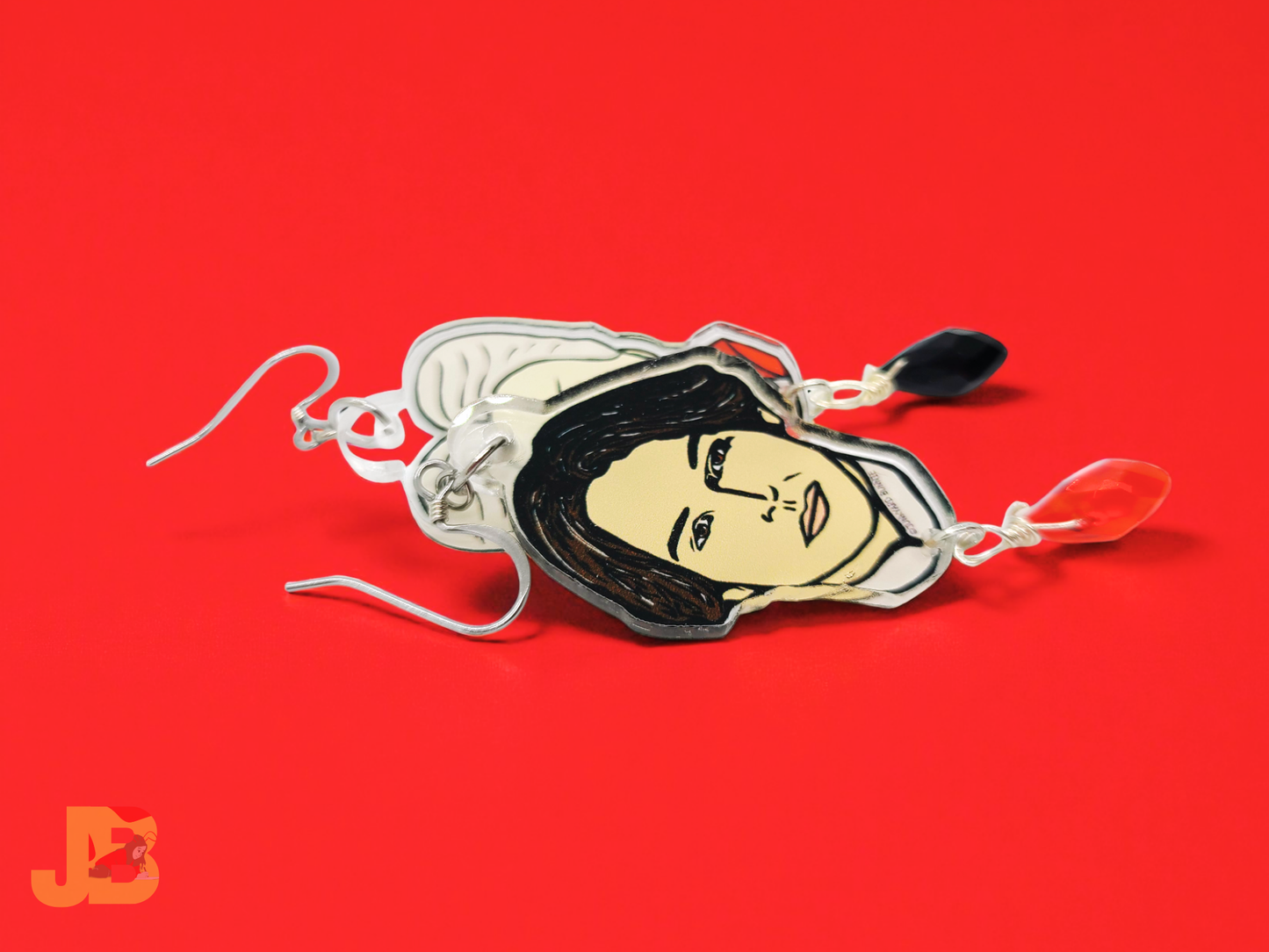 Jonathan Harker & Count Dracula Acrylic Earrings