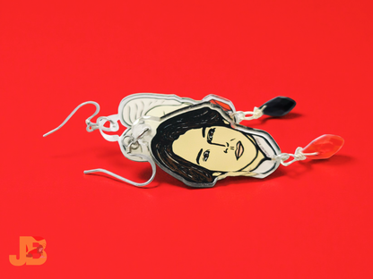 Jonathan Harker & Count Dracula Acrylic Earrings