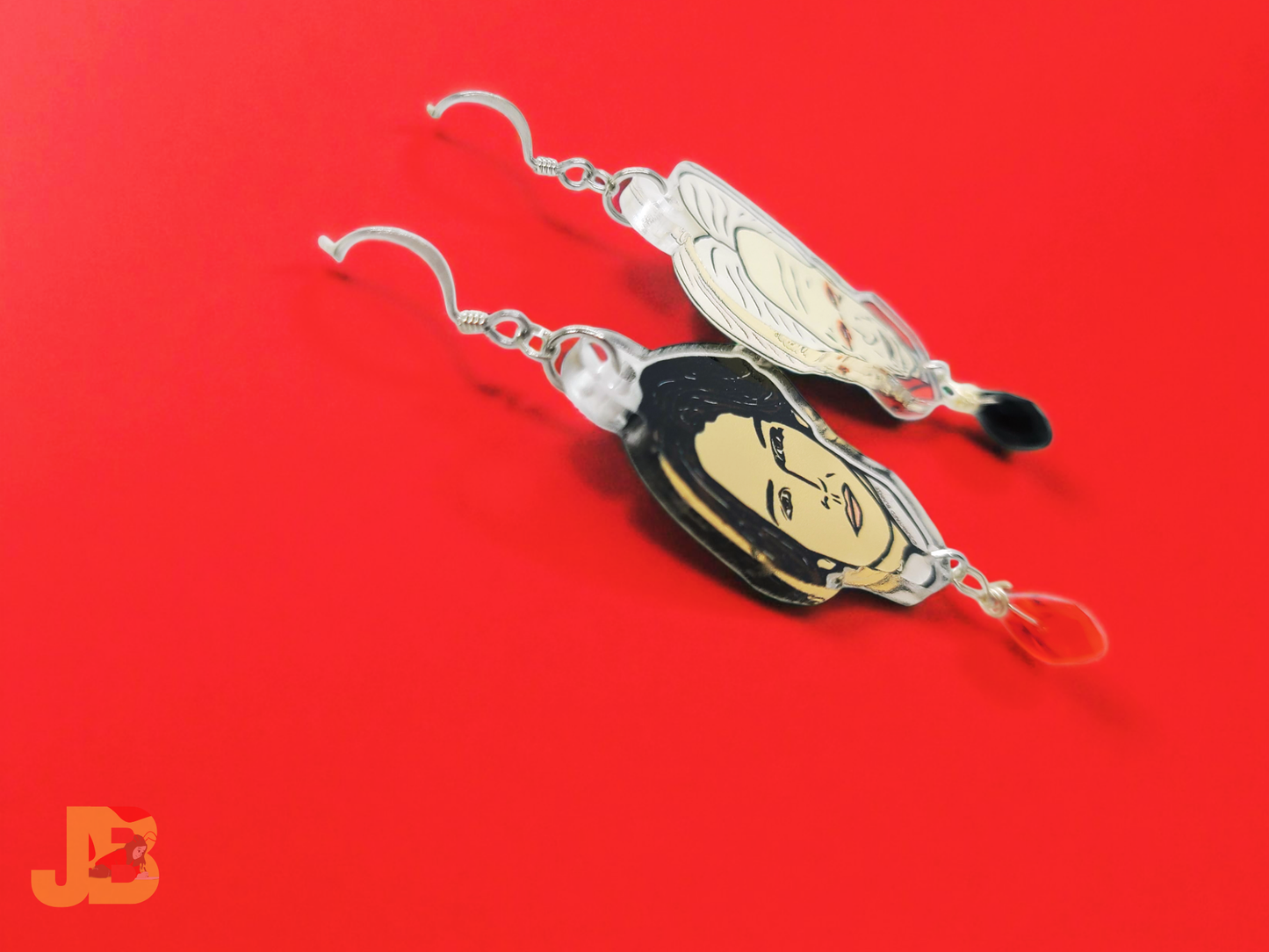 Jonathan Harker & Count Dracula Acrylic Earrings