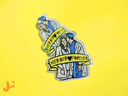 Mer-Der Forever Acrylic Pin