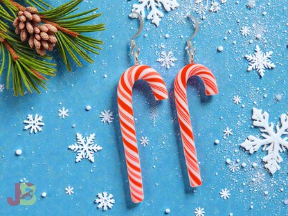 Candy Cane Earrings
