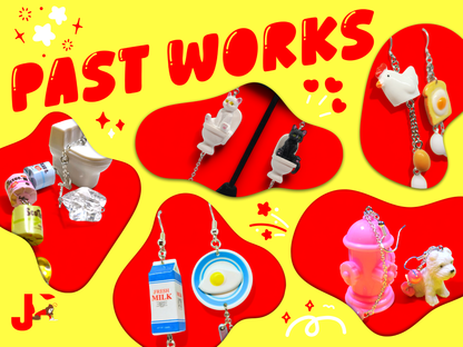 Dog Grabber Novelty Earrings
