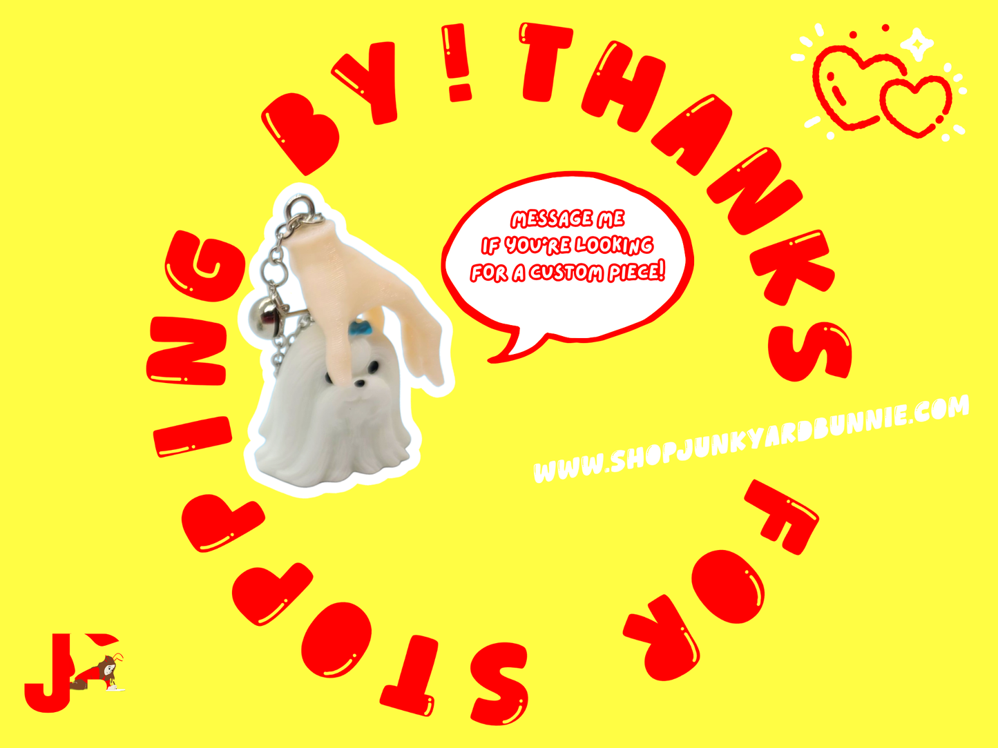 Dog Grabber Novelty Earrings