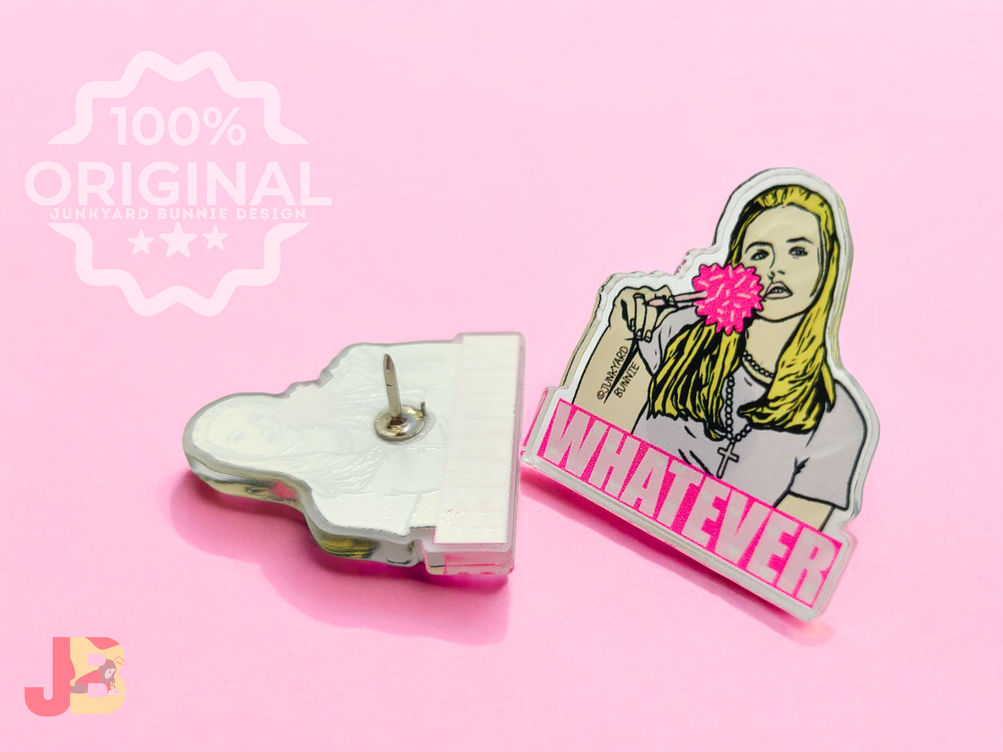 'Whatever' Cher Acrylic Pin